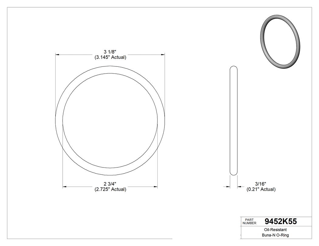Technical drawing - 9452K55